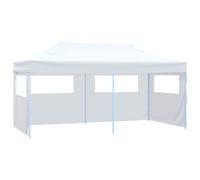 vidaXL Carpa plegable profesional 3x6 m - 4 paredes, acero - Colores: blanco, antracita, azul