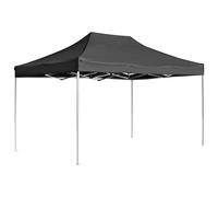 vidaXL Carpa plegable profesional de aluminio gris antracita 4,5x3 m