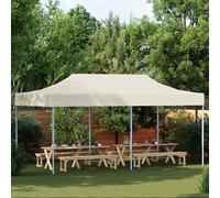vidaXL Carpa pleglable Pop-up 3x6 m blanco crema