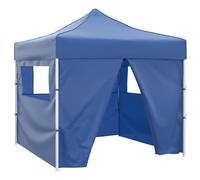 vidaXL Carpa Pleglable Pop-Up 4 Pared 3x3m Tienda Campaña Campamento Color Antracita, Azul, Crema y mas