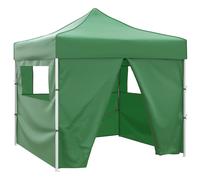 vidaXL Carpa Pleglable Pop-Up 4 Pared 3x3m Tienda Campaña Campamento Color Antracita, Azul, Crema y mas