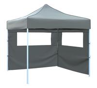 vidaXL Carpa pleglable Pop-Up con 2 paredes 3x3 m antracita