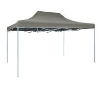 vidaXL Carpa pleglable Pop-Up gris antracita 3x4,5 m
