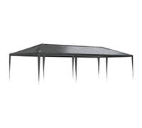 vidaXL Carpa Profesional para Fiestas, Cenador para Bodas Acampada, Toldo Resistente al Agua, Carpa de Jardín Terraza, Gris Antracita
