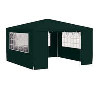 vidaXL Carpa Profesional para Fiestas con Paredes, Cenador para Bodas Acampada, Toldo Resistente al Agua, Carpa de Jardín Terraza, Verde