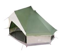 vidaXL Carpa Tipi con techo verde 400 x 346 x 250 cm tafetán