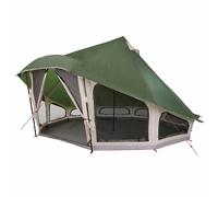 vidaXL Carpa Tipi con techo Verde 508 x 470 x 300 cm tafetán