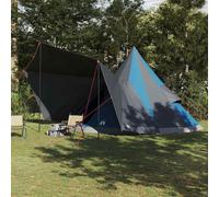 vidaXL Carpa Tipi con techo Azul 510 x 690 x 330 cm tafetán