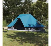 vidaXL Carpa Tipi con techo Azul 680 x 430 x 270 cm tafetán