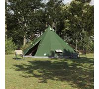 vidaXL Carpa Tipi con techo Verde 560 x 560 x 300 cm tafetán