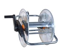 vidaXL Carrete de pared para manguera 50 m (1/2") o 35 m (3/4") Acero