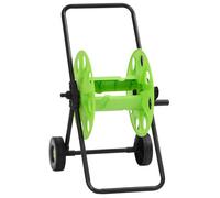 vidaXL Carreto de rollo para manguera acero verde 60 m 1/2"