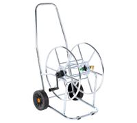 vidaXL Carrito carrete para manguera de 80 m 3/4" acero