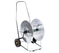 vidaXL Carrito carrete para manguera de 80 m 3/4" acero