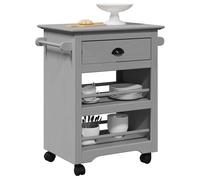 vidaXL Carrito de cocina BODO gris 67,5x45x80 cm
