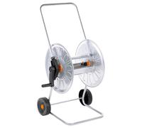 vidaXL Carrito de rollo para manguera de 80 m 1/2" acero o 50 m 3/4"