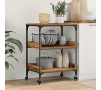vidaXL Carro de Cocina Madera Vieja 60 x 41 x 80.5 cm