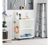 vidaXL Carro de herramientas 65 x 35 x 111 cm Acero laminado en frío