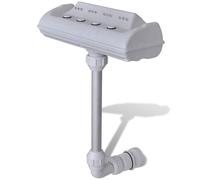 vidaXL Cascada de fuente de piscina con luces LED