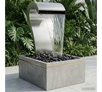 vidaXL Cascada de Jardín Acero inoxidable 304 54.5 x 34 x 83 cm