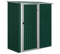 vidaXL Caseta de jardín verde 180,5x97x209,5 cm acero galvanizado