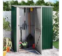 vidaXL Caseta de jardín verde 180,5x97x209,5 cm acero galvanizado