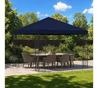 vidaXL Cenador 3 x 3 m Azul Poliéster y Acero 190 gsm