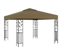 vidaXL Cenador 3x3 m 180 g/m² Pérgola Jardín Patio Marquesina Refugio Color Blanco, Taupé, Rojo y mas