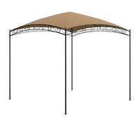 vidaXL Cenador 3x3x2,65 m 180 g/m² Pérgola Jardín Patio Toldo Tienda Color Crema, Antracita, Taupé y mas