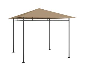 vidaXL Cenador 3x3x2,7 m 180 g/m² Parasol Pérgola Jardín Toldo Color Crema, Antracita, Taupé y mas