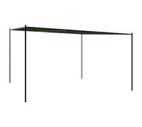 vidaXL Cenador 4 x 3,98 x 2,67 m Verde Poliéster y Acero