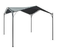 vidaXL Cenador carpa de acero gris antracita 3x3 m