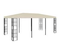 vidaXL Cenador Playa Exterior Gazebo Parasol Quiosco Jardín Patio Cubre Color Crema, Antracita, y mas