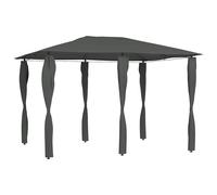 vidaXL Cenador con Funda de Postes 3x4x2,6 m 160 g/m² Pérgola Color Antracita, Crema, Taupé y mas