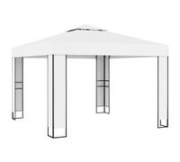 vidaXL Cenador con Doble Techo Carpa para Fiestas Bodas Toldo Jardín Color Taupé, Blanco, Antracita y mas