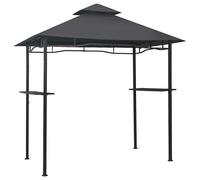 vidaXL Cenador de BBQ acero antracita 240x150x255 cm