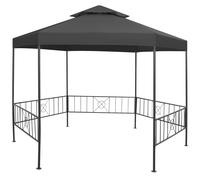vidaXL Cenador de jardín gris antracita 323x275x265 cm