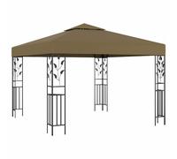 vidaXL Cenador gris taupe 3x3 m 180 g/m²