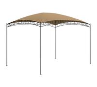 vidaXL Cenador gris taupé 3x4x2,65 m 180 g/m²