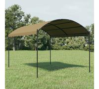 vidaXL Cenador gris taupe 4x3x2,6 m 180 g/m²