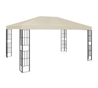 vidaXL Cenador Playa Exterior Gazebo Quiosco Parasol Jardín Patio Cubre Color Crema, Antracita, y mas