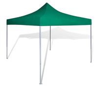 vidaXL Cenador plegable verde 3x3 m