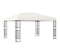 Cenador Tela Color Crema 3x4 M Vidaxl
