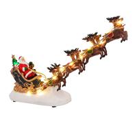vidaXL Centro de Mesa Navideño 31,5 x 6,5 x 16 cm Resina Multicolor