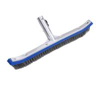 vidaXL Cepillo para pared de piscina aluminio