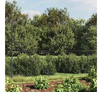 Vidaxl Cerca de Alambre con Brida 1,4x25 M Color Verde Seguridad Jardín Anthracite