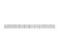 vidaXL Cerca de alambre con brida verde 1,6x25 m