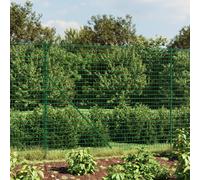 vidaXL Cerca de alambre con brida verde 2,2x25 m