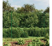 vidaXL Cerca de alambre con brida verde 2x25 m