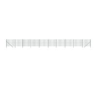 Vidaxl Cerca de Alambre de Acero Galvanizado 1,8x25 M Color Verde Green